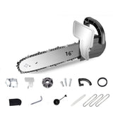 Hjemix | Vinkelsliper ombygd til elektrisk motorsag