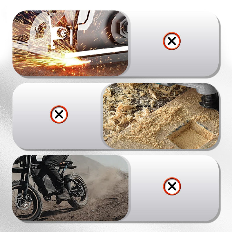 Hjemix | Sveisebriller i ett stykke med speil