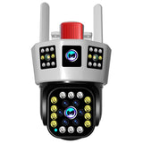 Hjemix | 🎦360° smart solovervåkingskamera med tre skjermer✨