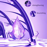 Hjemix | Lilla keratinhårmaske - låser farge og nøytraliserer messing- og gule toner for blondt sølvgrått hår med lyse striper