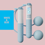 Hjemix | Batteridrevet hoppe tau med teller og vekt baller