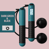 Hjemix | Batteridrevet hoppe tau med teller og vekt baller