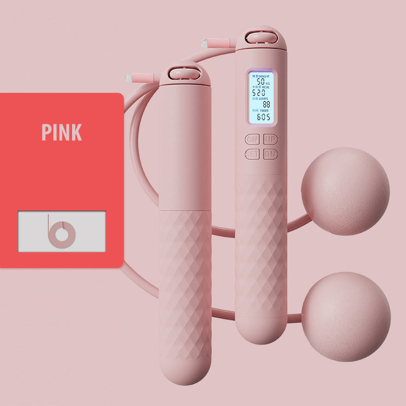 Hjemix | Batteridrevet hoppe tau med teller og vekt baller