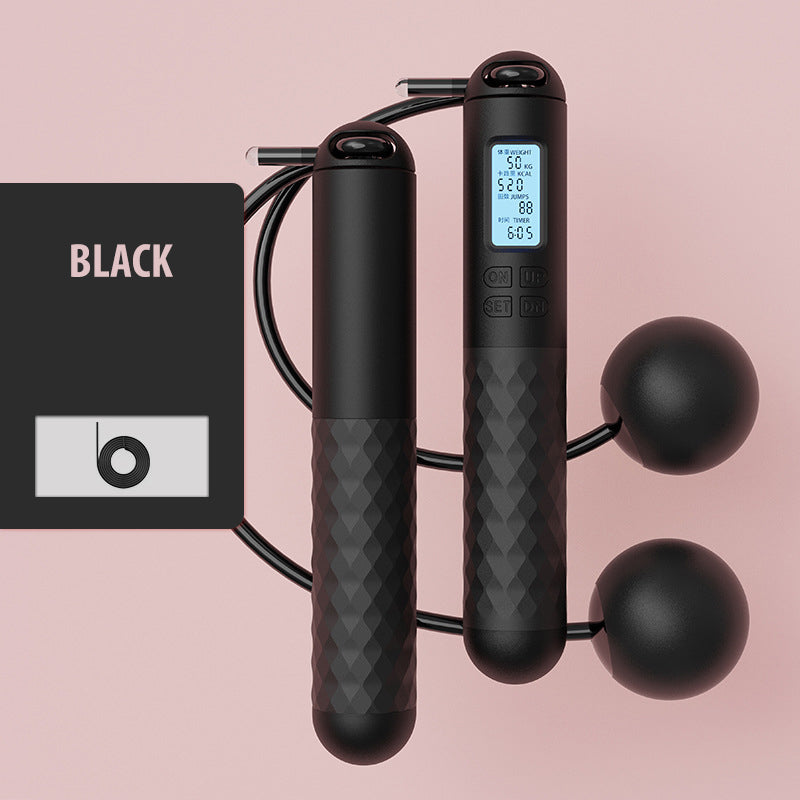 Hjemix | Batteridrevet hoppe tau med teller og vekt baller