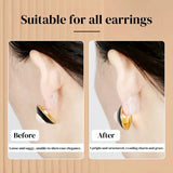 Hjemix | 🔥2025 Ny ankomst 50% rabatt🔥Øredobber i gjennomsiktig silikon med sterk støtte