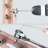 Hjemix | Sett med gjengemuttere med flatt hode og innstikknagler