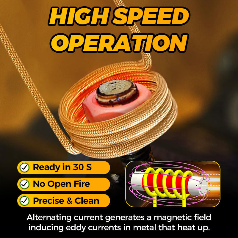 Hjemix | Magnetisk induksjonsvarmesett - 1100W induksjonsverktøy for fjerning av bolter