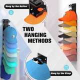 Hjemix | Hatteholder i flere lag for baseballcaps med 2 monteringsalternativer