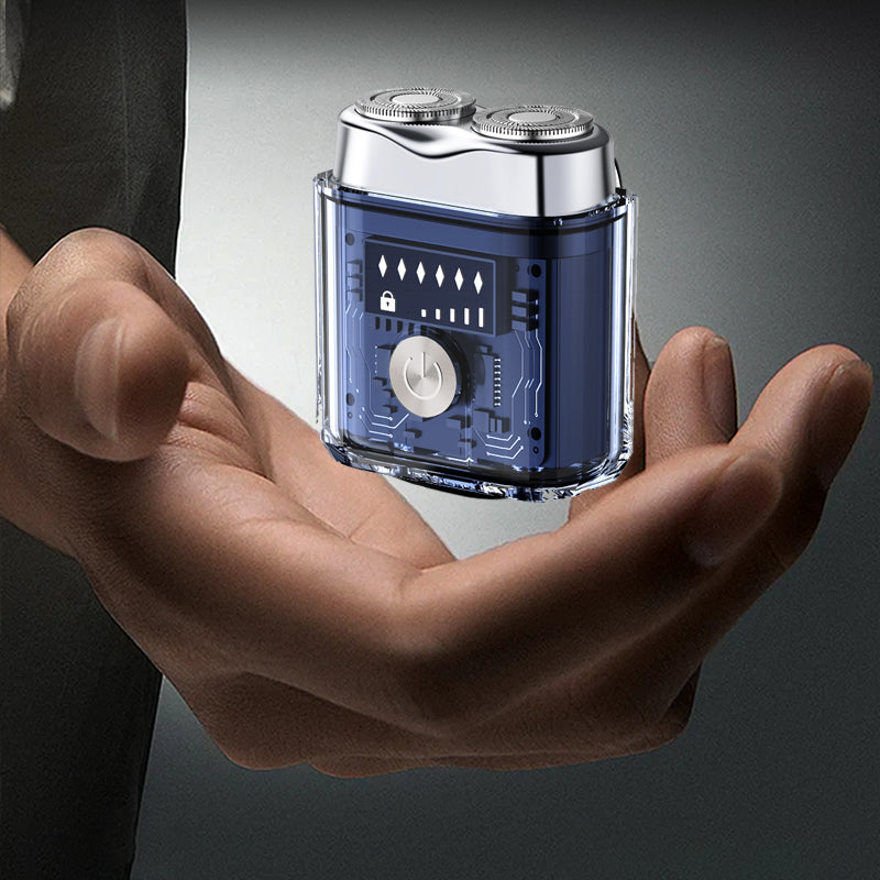 Hjemix | Futuristisk gjennomsiktig mini elektrisk glatt barbermaskin