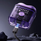 Hjemix | Futuristisk gjennomsiktig mini elektrisk glatt barbermaskin