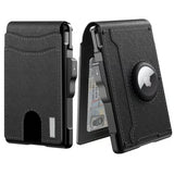 Hjemix | 🔥Pop Up aluminiumsveske Pengeklips Slim Leather Slots Kredittkortholdere RFID Blocking Bifold Minimalist Wallet