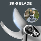 Hjemix | Elektrisk beskjæringssaks for hagen med batteri & lader