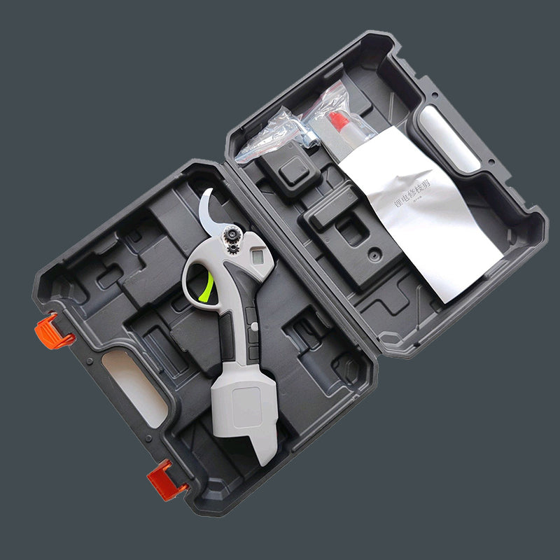 Hjemix | Elektrisk beskjæringssaks for hagen med batteri & lader