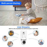 Hjemix | 🔥Trådløse sikkerhetskameraer med nattsyn og lyspære