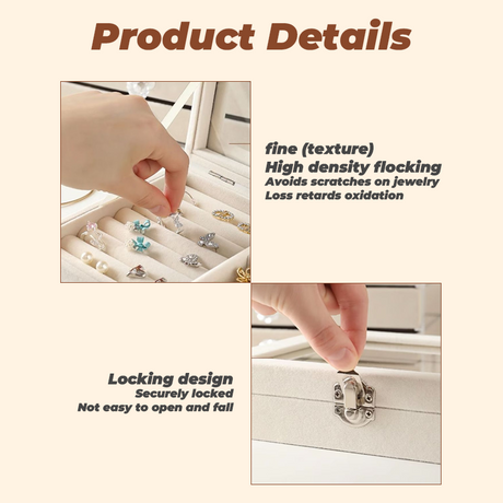 Hjemix | Smykkeskrin for Oppbevaring av Smykker