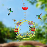 Hjemix | Utendørs Unik Kolibri Metall Hengefôr Sett