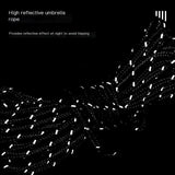 Hjemix | Bærbar Justerbar Fiks Telt Høy Styrke Fast Frigjøring Pulley Camping Tau