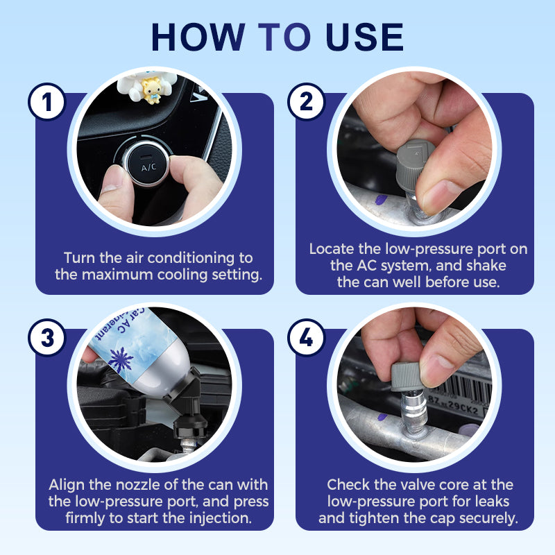 Hjemix | Selvutfyllende kjølemiddel for klimaanlegg i biler