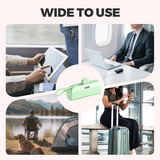 Hjemix | Bærbar Powerbank med Høy Kapasitet og Innebygde Kabler