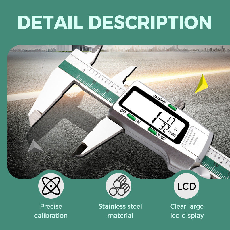 Hjemix | Digital caliper with large LCD screen