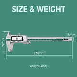 Hjemix | Digital caliper with large LCD screen