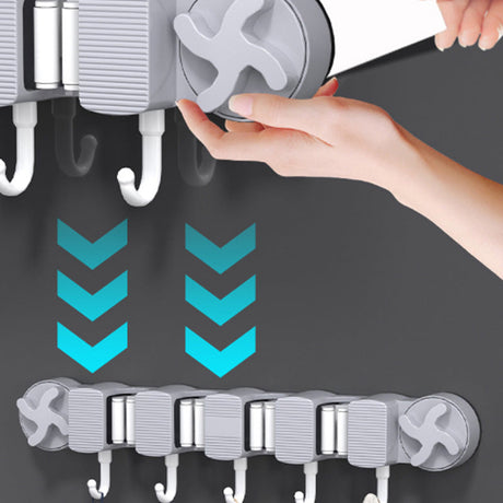 Hjemix | Borrefri sugekoppmoppholder til badet