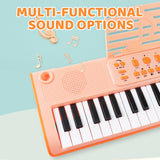 Hjemix | 37-tangenters pianotastatur for barn med mikrofon