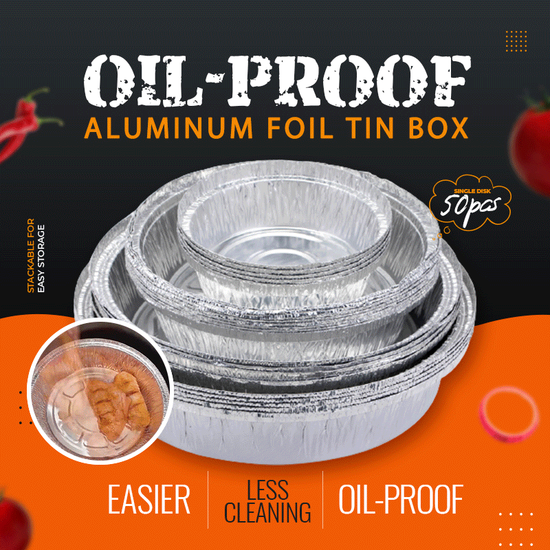Hjemix | Oljebestandig aluminiumsfoliebox
