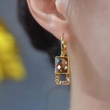 Hjemix | Dangle Hoop-øreringer for kvinner