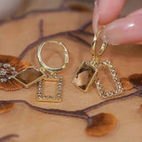 Hjemix | Dangle Hoop-øreringer for kvinner