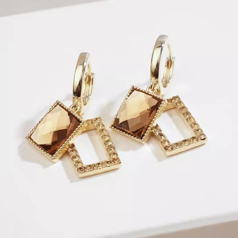 Hjemix | Dangle Hoop-øreringer for kvinner