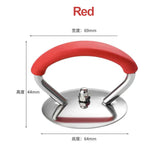 Hjemix | Silikongryteklokke med anti-sprutknott som holder håndtaket