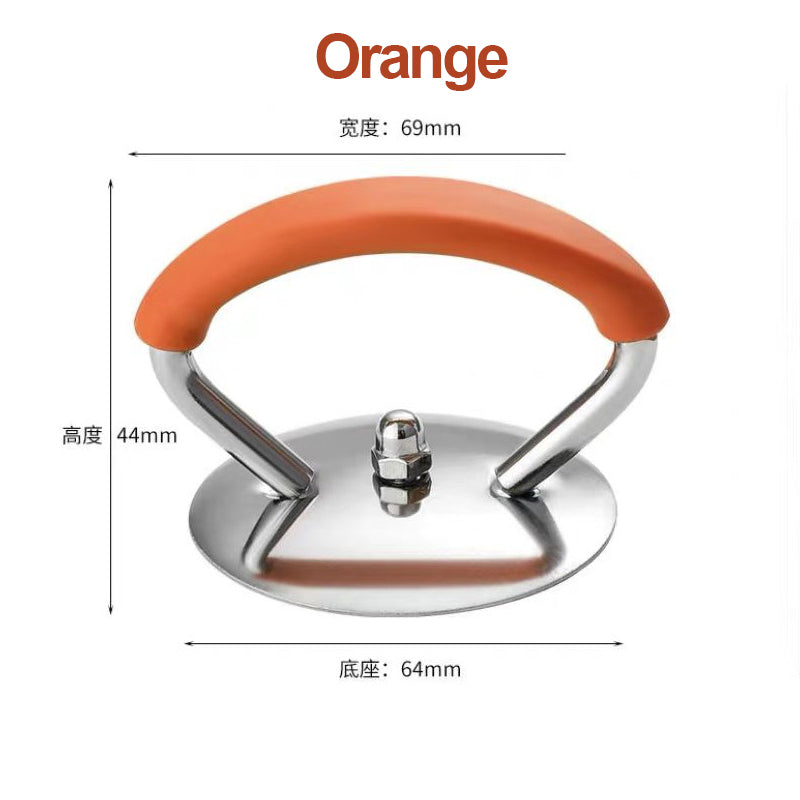 Hjemix | Silikongryteklokke med anti-sprutknott som holder håndtaket