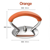 Hjemix | Silikongryteklokke med anti-sprutknott som holder håndtaket