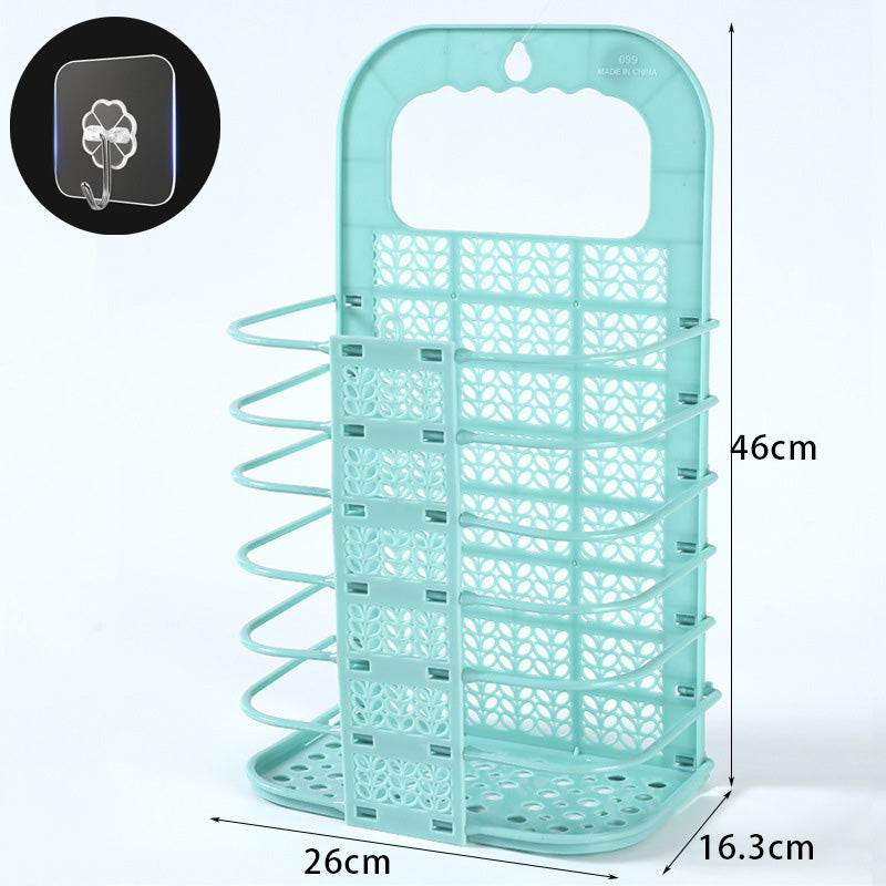 Hjemix | Sammenleggbar veggmontert skittentøyskurv