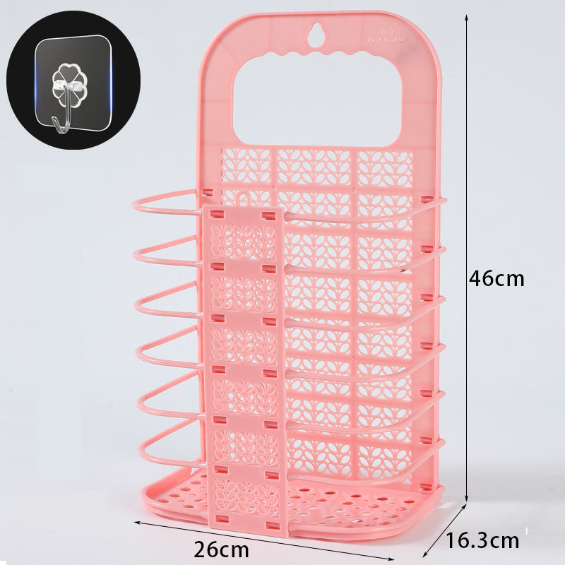 Hjemix | Sammenleggbar veggmontert skittentøyskurv