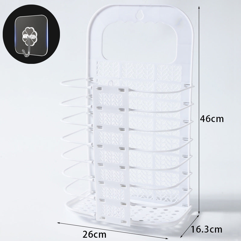 Hjemix | Sammenleggbar veggmontert skittentøyskurv