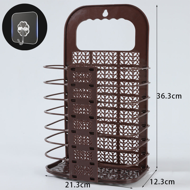 Hjemix | Sammenleggbar veggmontert skittentøyskurv