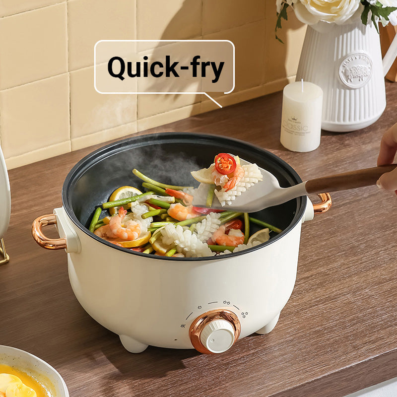 Hjemix | Multifunksjonell elektrisk non-stick komfyr med dampkoker