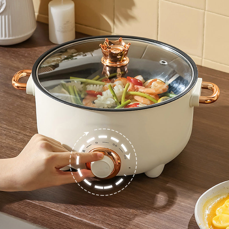 Hjemix | Multifunksjonell elektrisk non-stick komfyr med dampkoker