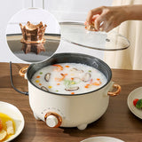Hjemix | Multifunksjonell elektrisk non-stick komfyr med dampkoker