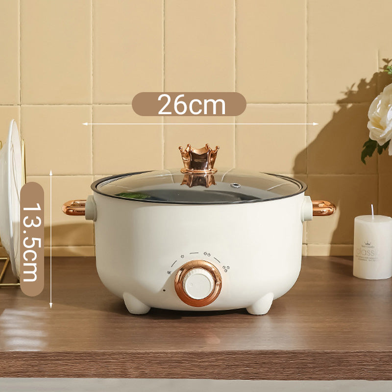 Hjemix | Multifunksjonell elektrisk non-stick komfyr med dampkoker
