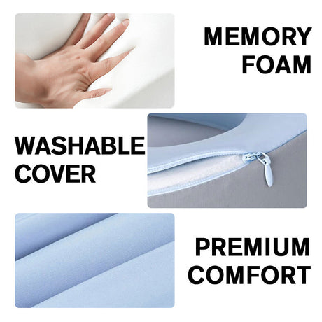 Hjemix | U-formet reise-nakkepute av minneskum