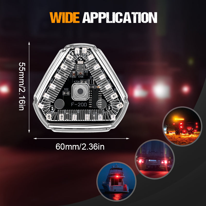 Hjemix | Superskarpe solcelleblinkende advarselslamper