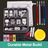 Hjemix | Slitesterkt sett med presseføtter til symaskin