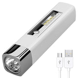 Hjemix | Mini 2-i-1 lommelykt med høy lysstyrke og powerbank