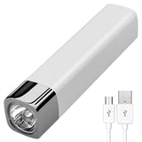 Hjemix | Mini 2-i-1 lommelykt med høy lysstyrke og powerbank