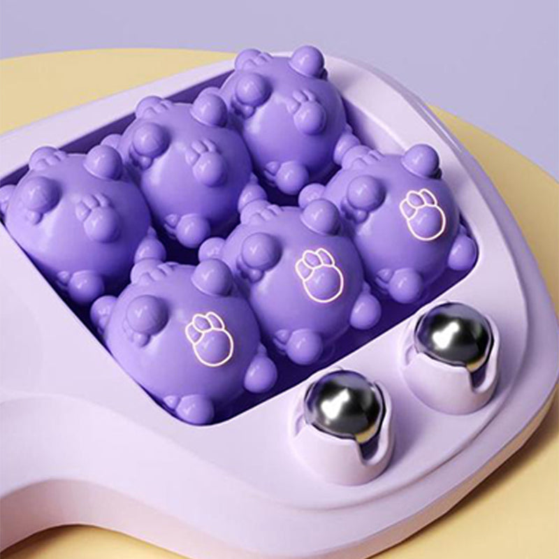 Hjemix | 💜Bærbar dobbel fotmassasjerull💜