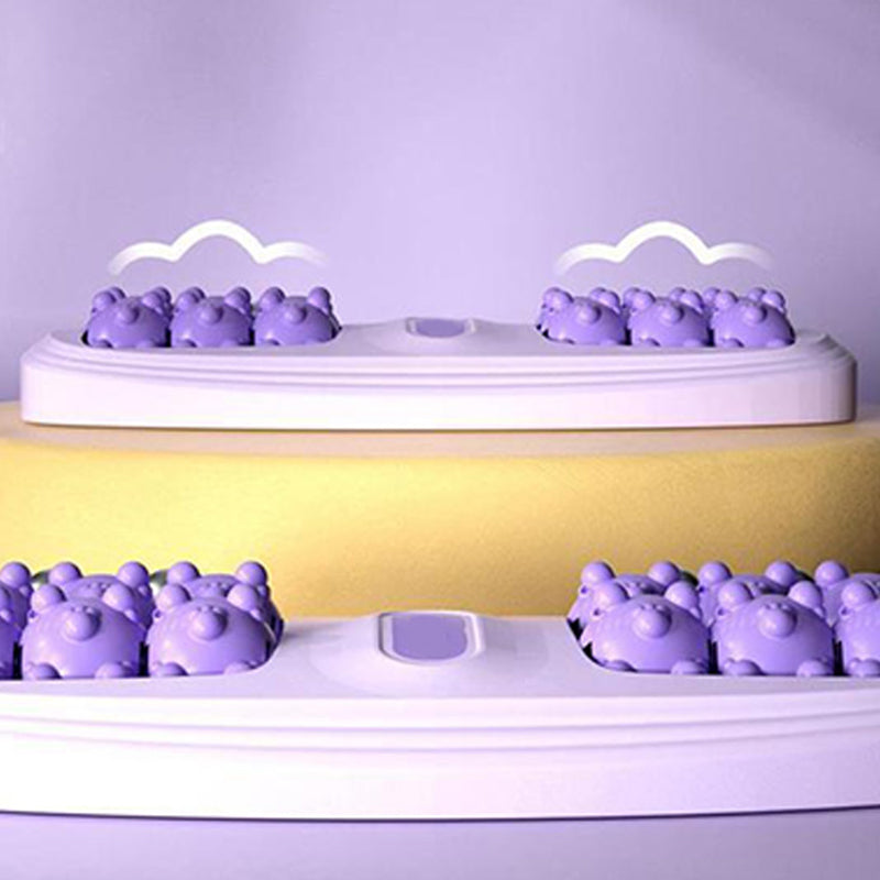 Hjemix | 💜Bærbar dobbel fotmassasjerull💜