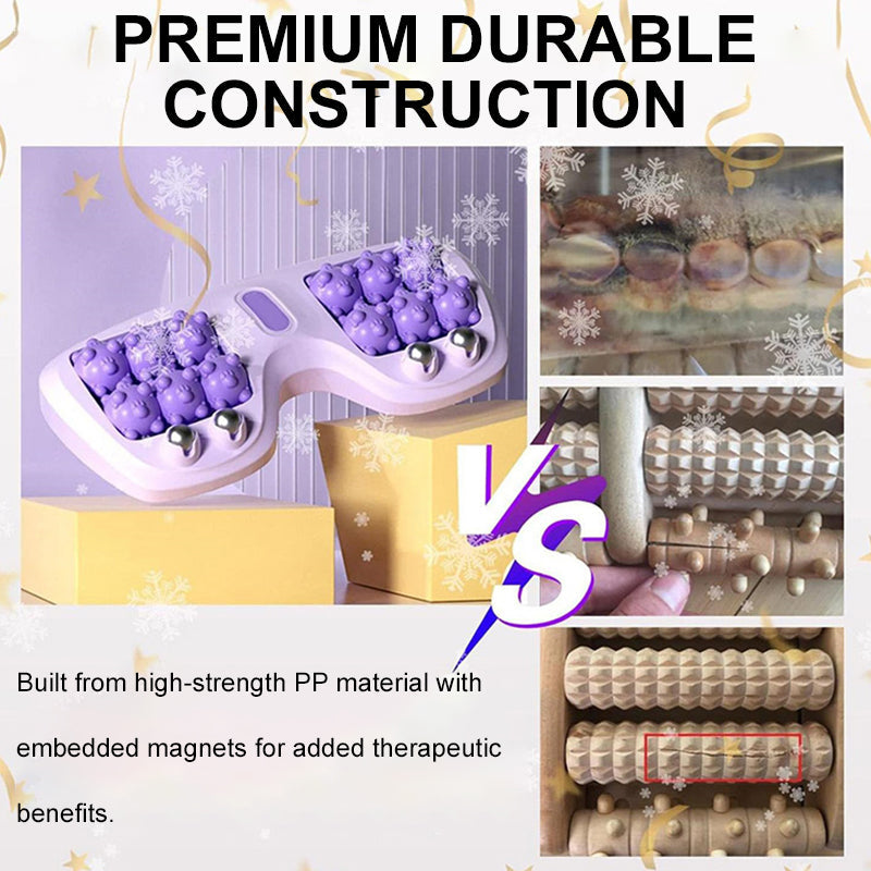 Hjemix | 💜Bærbar dobbel fotmassasjerull💜